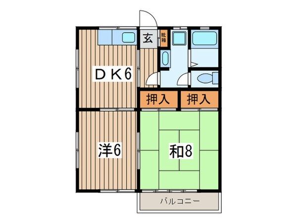 もちづきぱぁ－とⅢの物件間取画像